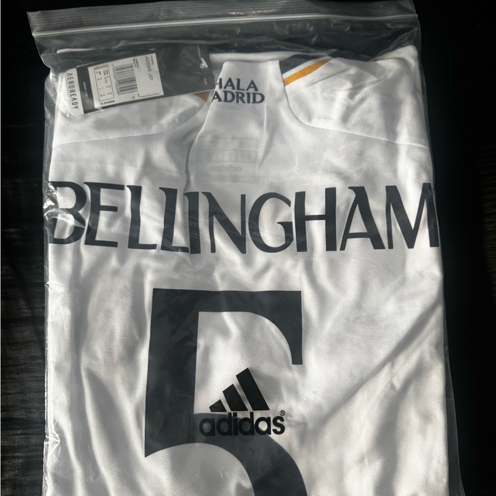 Real Madrid Offical Bellingham Jersey Adidas